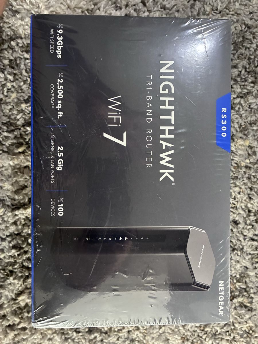 NETGEAR Nighthawk RS300 Tri-Band WiFi 7 Router Up to 9.3Gbps