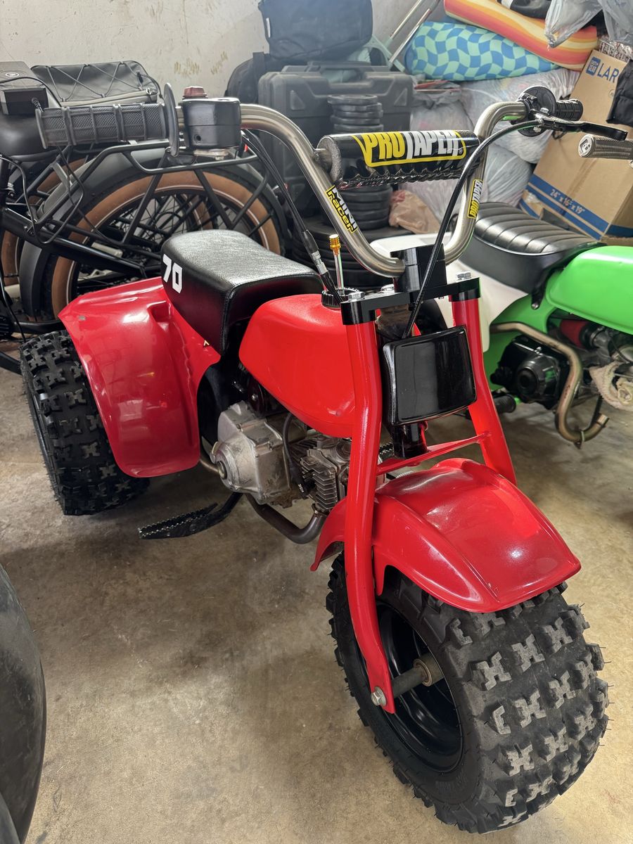Red ATC 70 3-Wheeler Mini ATV with ProTaper Handlebars