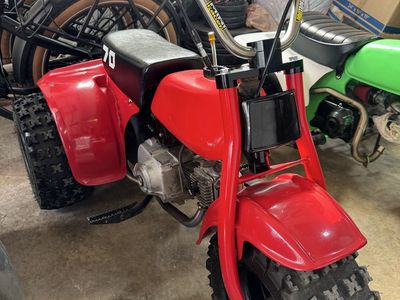 Red ATC 70 3-Wheeler Mini ATV with ProTaper Handlebars
