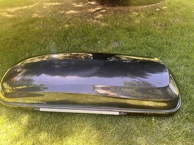 Mercedes-Benz Dachbox 400 Black Glossy Roof Cargo Box Storage Carrier