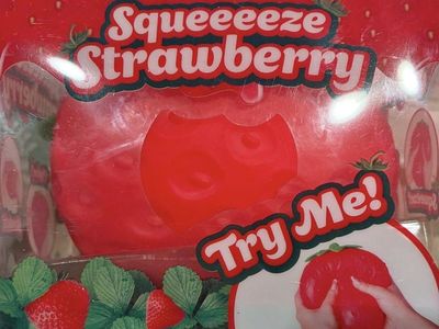 Large strawberry and carrot squishy