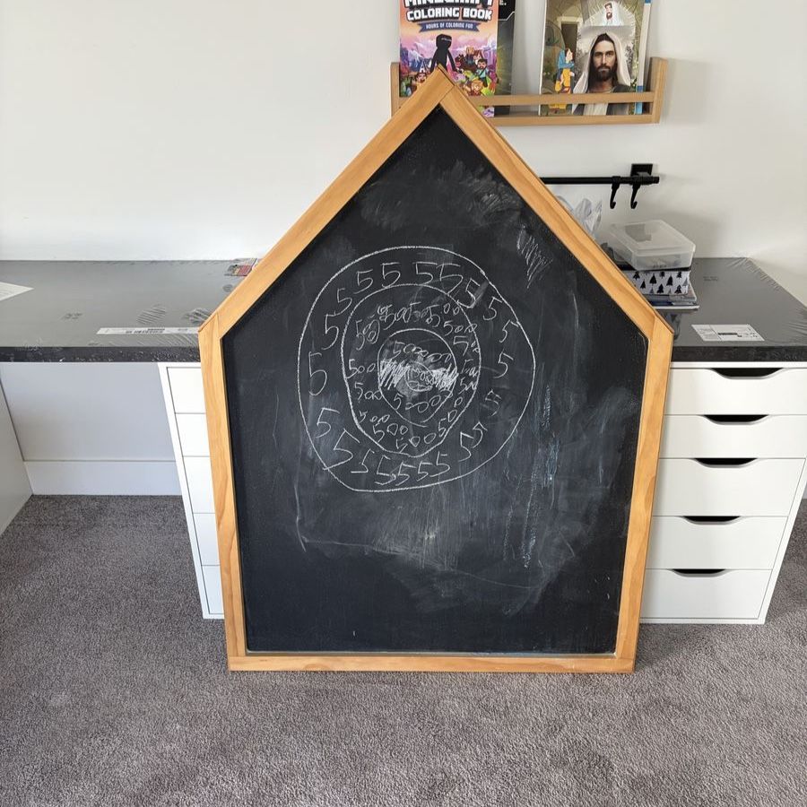 Kids Custom Made Chalkboard/ Magnet Board
