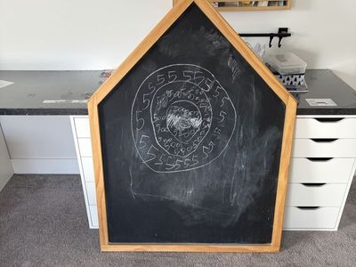 Kids Custom Made Chalkboard/ Magnet Board