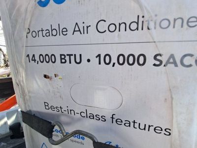 Airo 14,000 BTU Portable Air Conditioner - Cools 700 sq. ft. with Dehumidifier & Timer