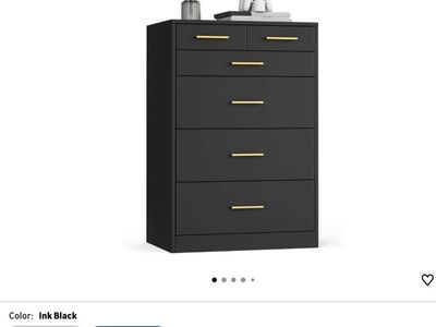 Set of new dressers x2 both BLACK- NIB