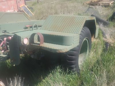 Heavy-Duty Military Style Utility Trailer Frame - Project Base or Parts