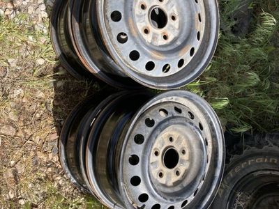 4 toyota camry rims 5 lug black steel 15 15 inch