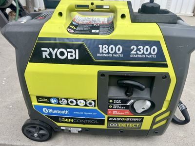 Ryobi 2300 Watt Blue Tooth Compatible Generator