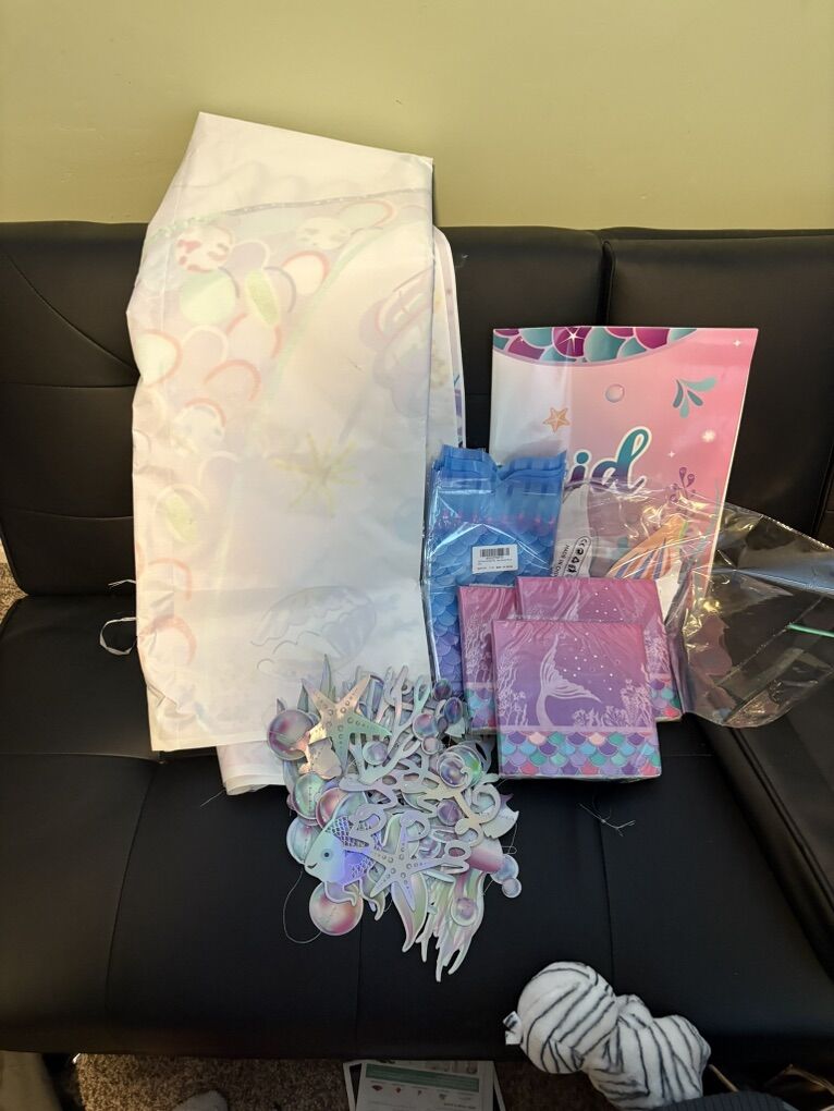 Mermaid Theme Birthday Decor