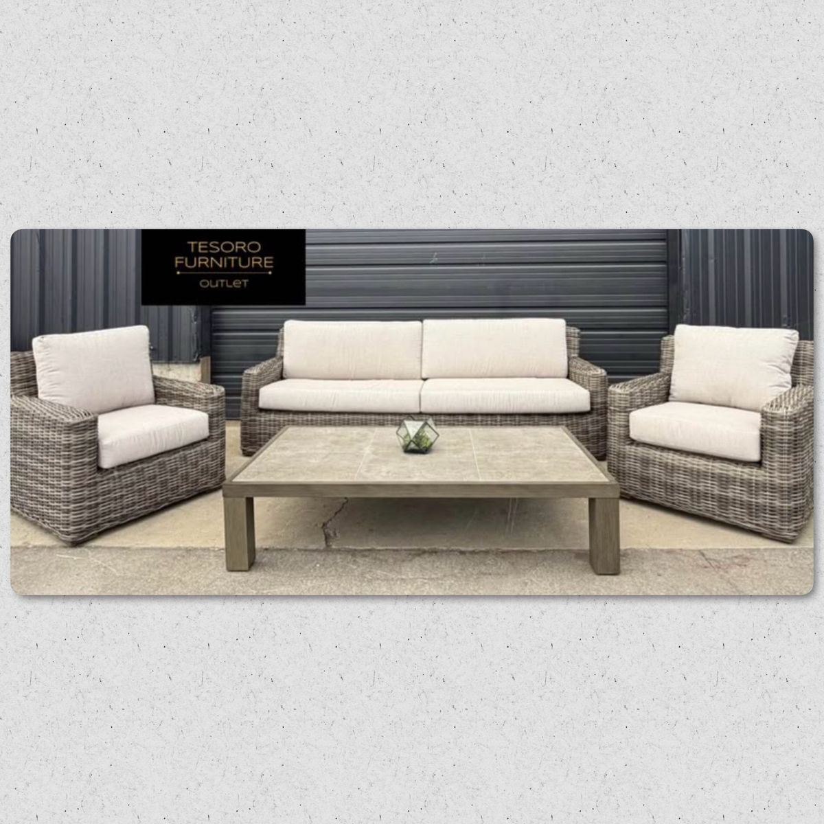NEW HALSTEAD XL PATIO SET WE OFFER DELIVERY