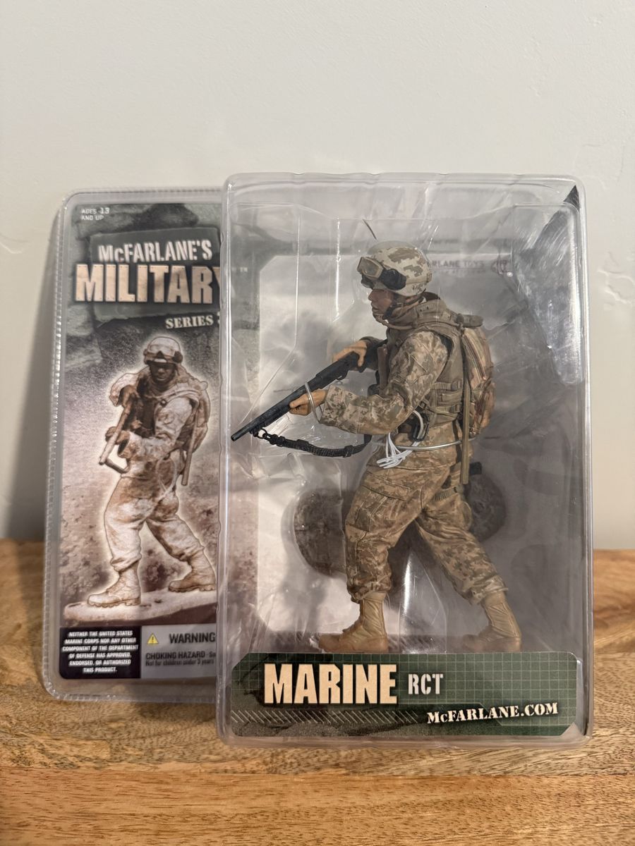 McFarlane's Military Series 3 Marine RCT Action Figure Desert Camo New in Box