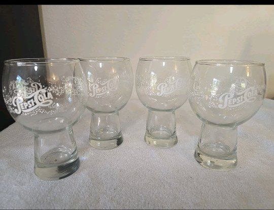 Case of 24 Pepsi Glasses - 1970's New Old Stock