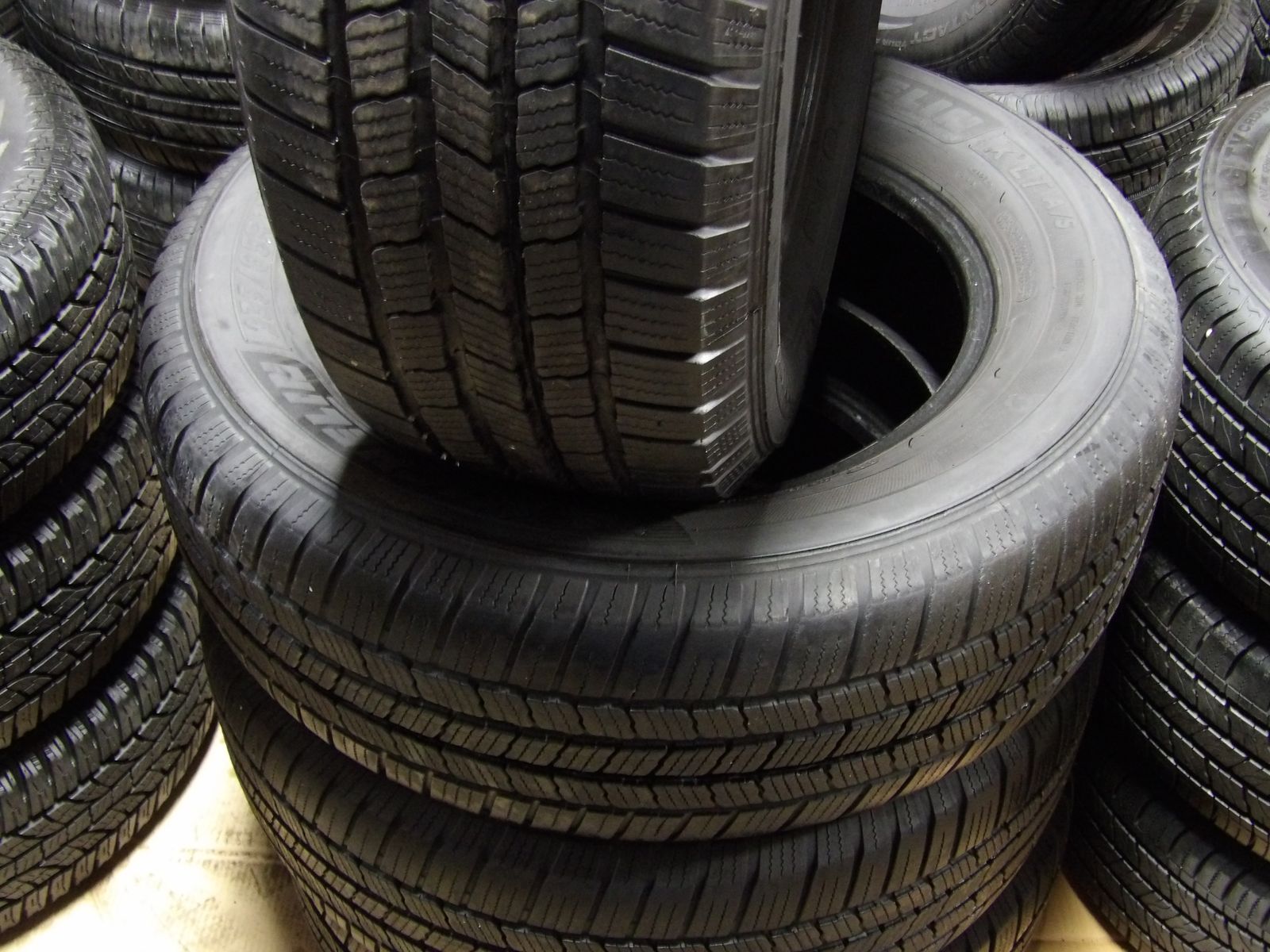 235/65R17 MICHELIN X LT A/S SET OF USED TIRES