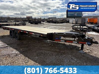 8.5x20 Diamond C DEC 208 Deckover Equipment Trailer - 18K GVWR - Hydraulic Disc Brakes