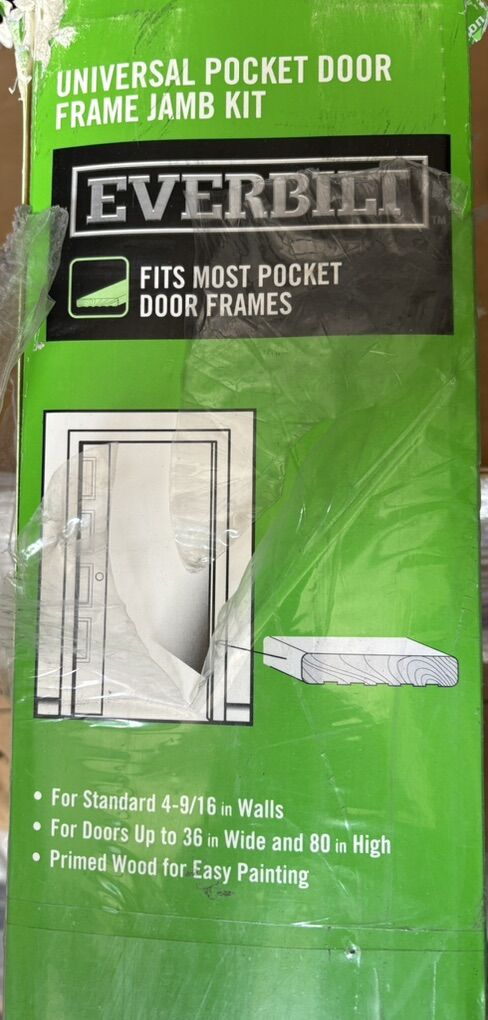 UNIVERSAL POCKET DOOR FRAME JAMB KIT by EVERBILT
