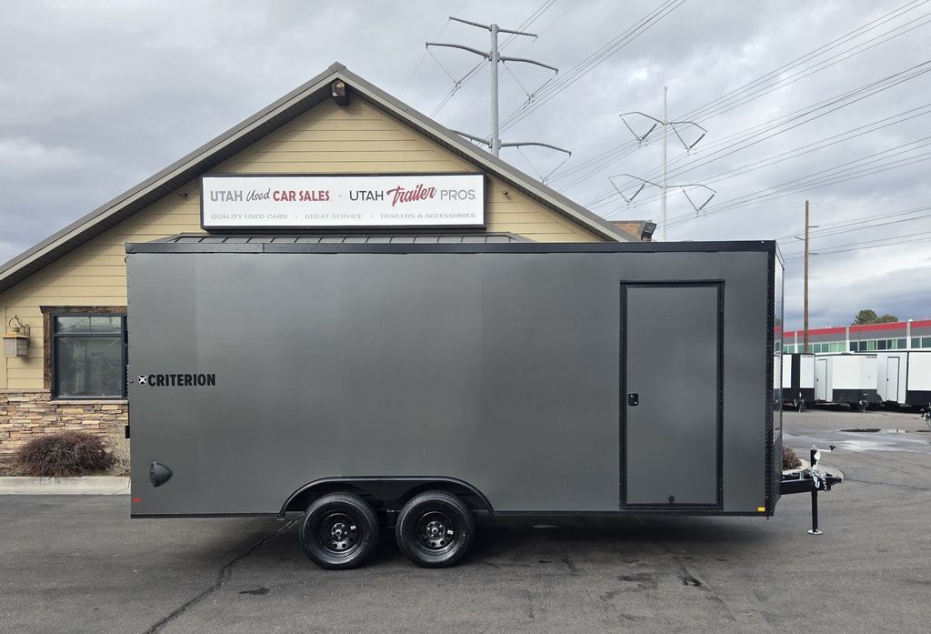 8x18 / 8.5x18 .080 Aluminum Exterior Enclosed Cargo Trailer Criterion 2026