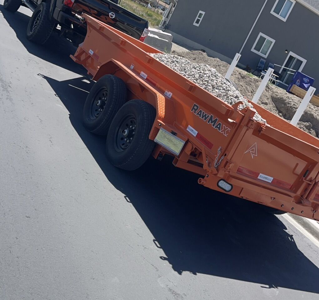 Dump Trailer For Rent/Material Delivery
