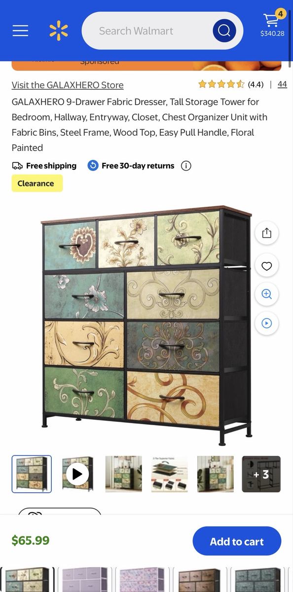 GALAXHERO 9-Drawer Fabric Dresser – NEW IN BOX