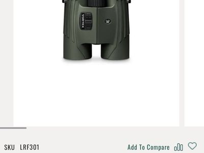 Vortex Furys 10x42 range finding binoculars