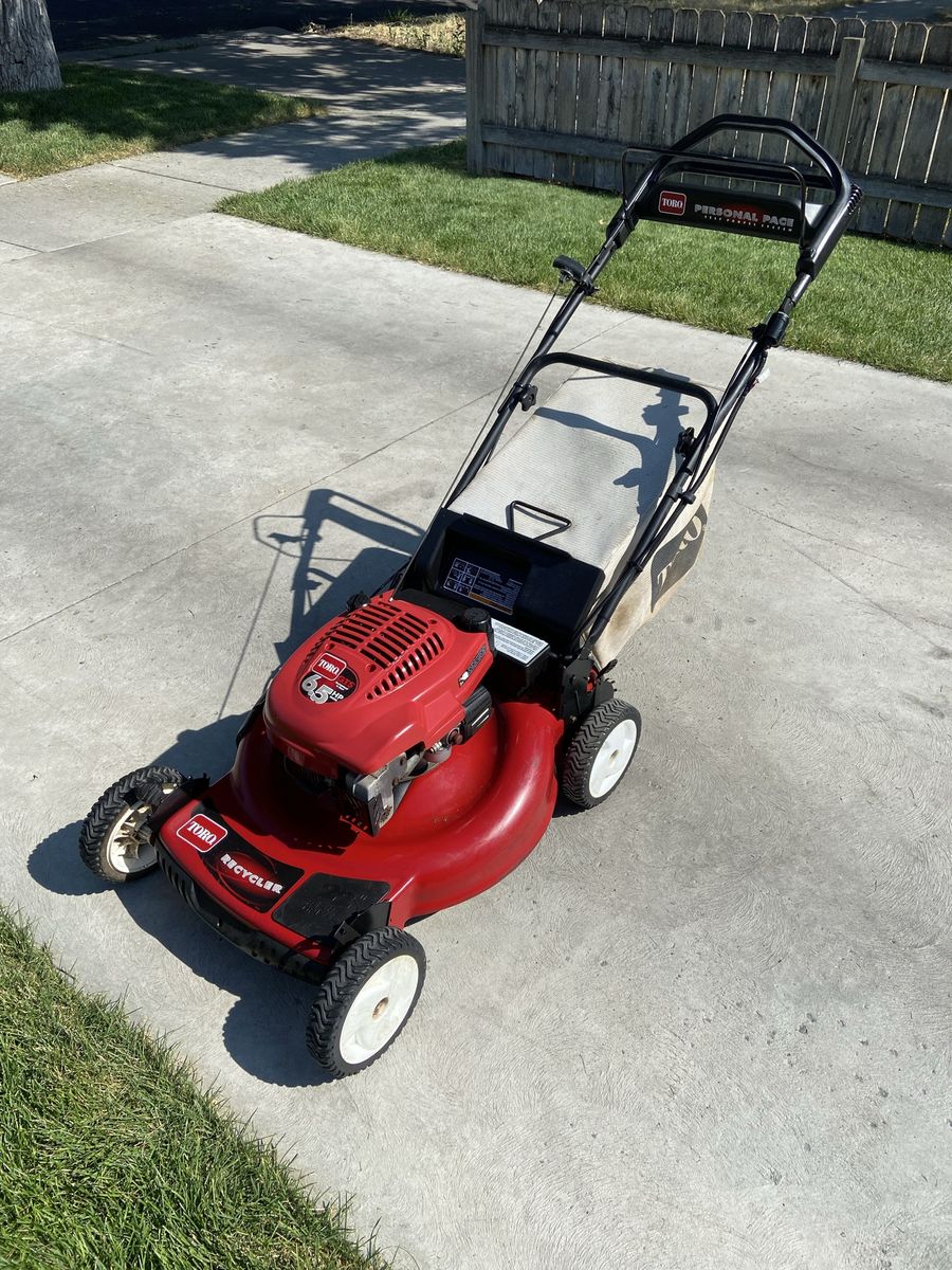 Toro Recycler with electric start