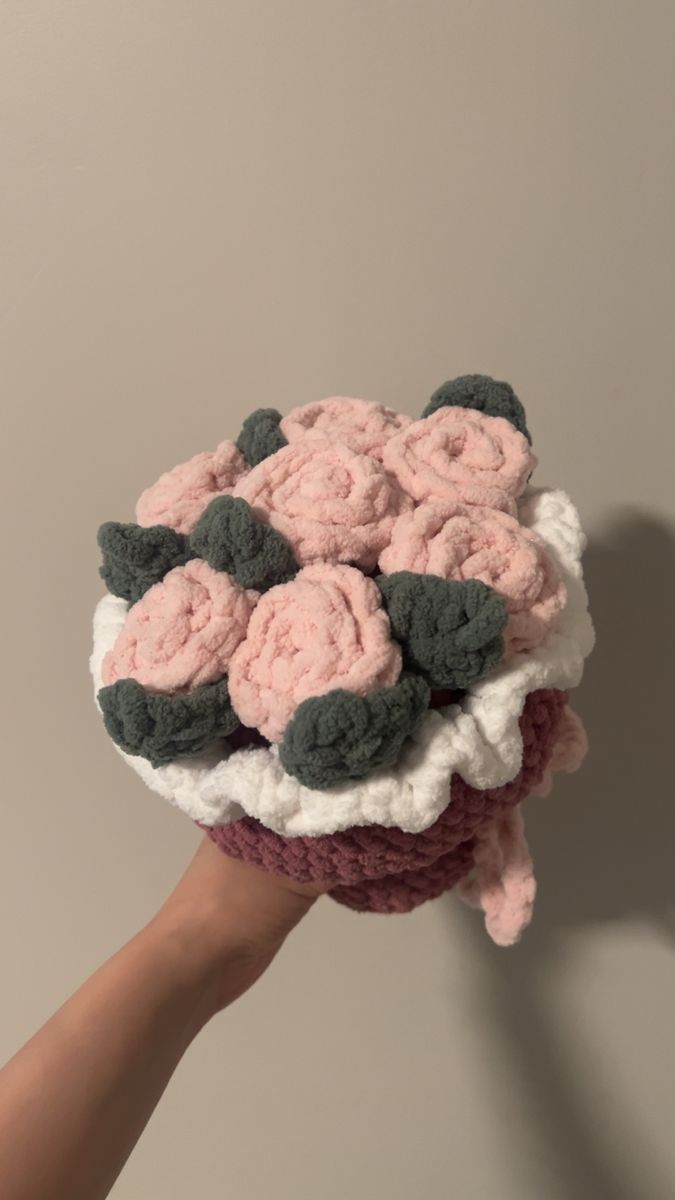 Crochet Chunky Flower Bouquet