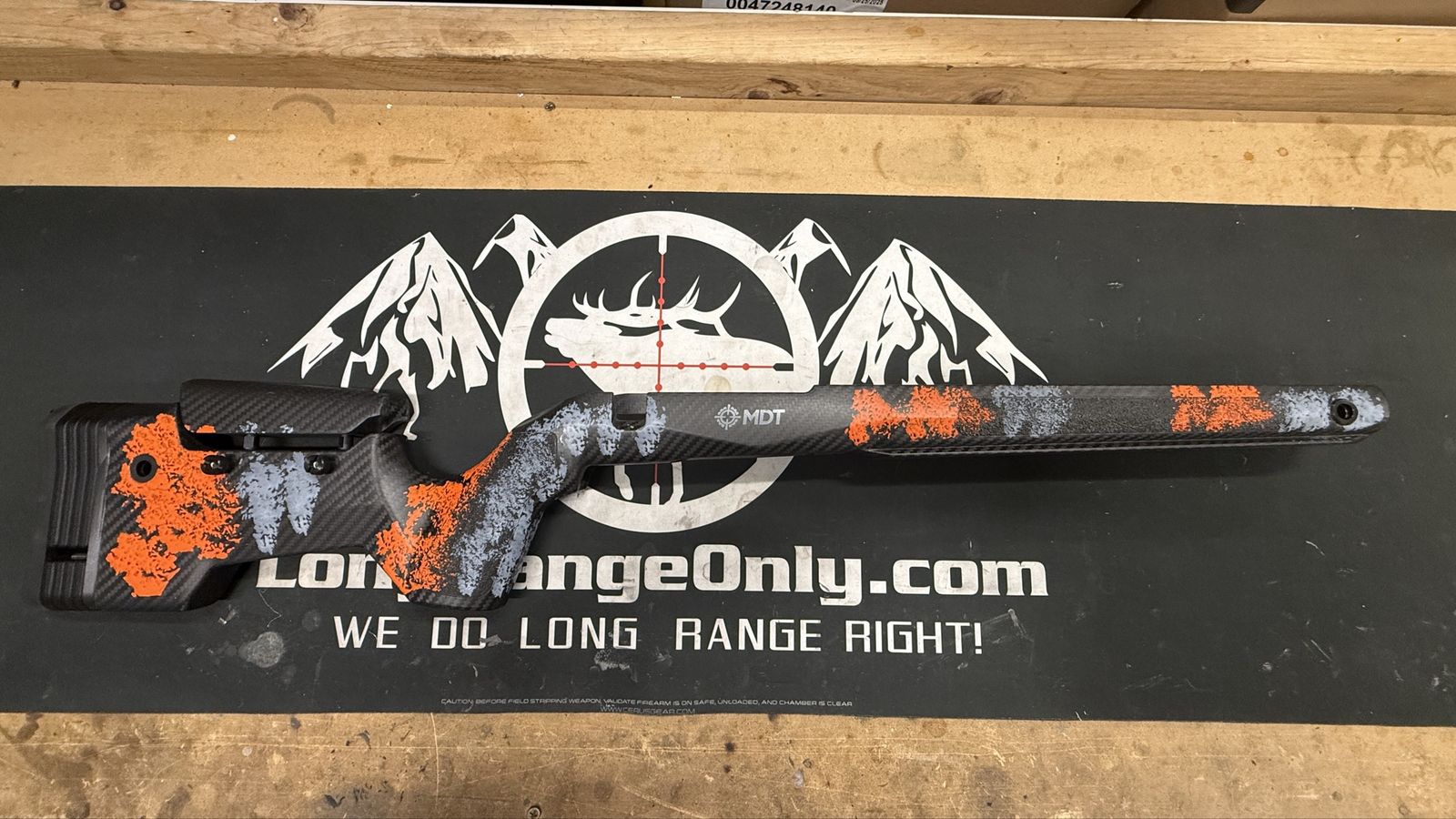 MDT CRBN Carbon Fiber Rifle Stock for Remington 700 SA - Blaze Carbon Camo