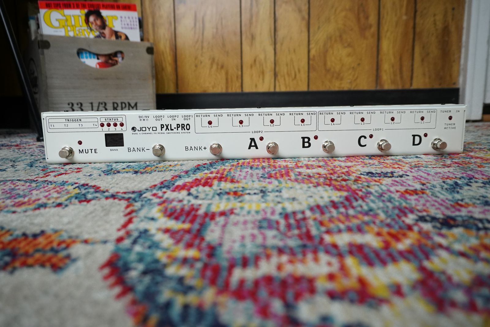 Used Joyo PLX Pro 4 Channel FX Pedal Switching System
