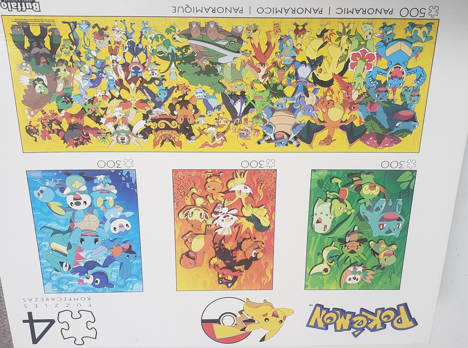 4 Pokemon Jigsaw Puzzles