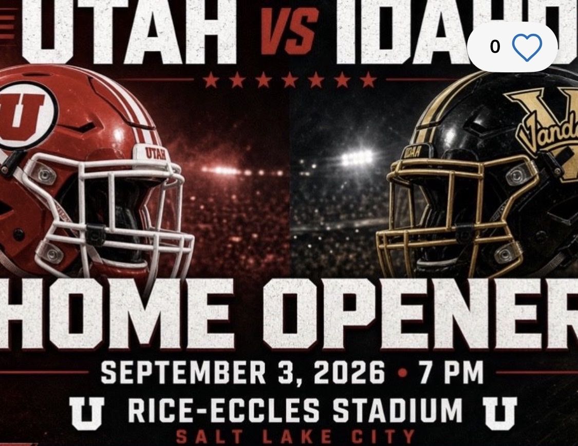 4 tix to Utah vs Idaho (11th row)