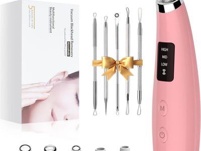 NEW Blackhead Remover Vacuum - Pore Vacuum Kit (Pink)