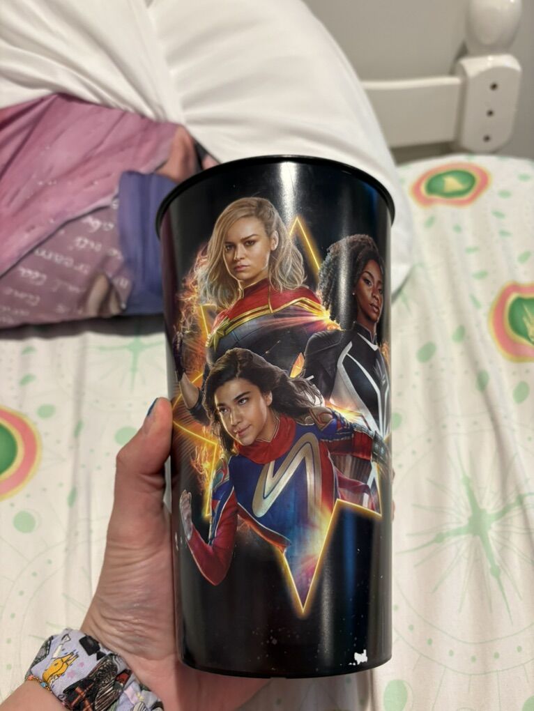 Movie theater cup from Miss Marvel