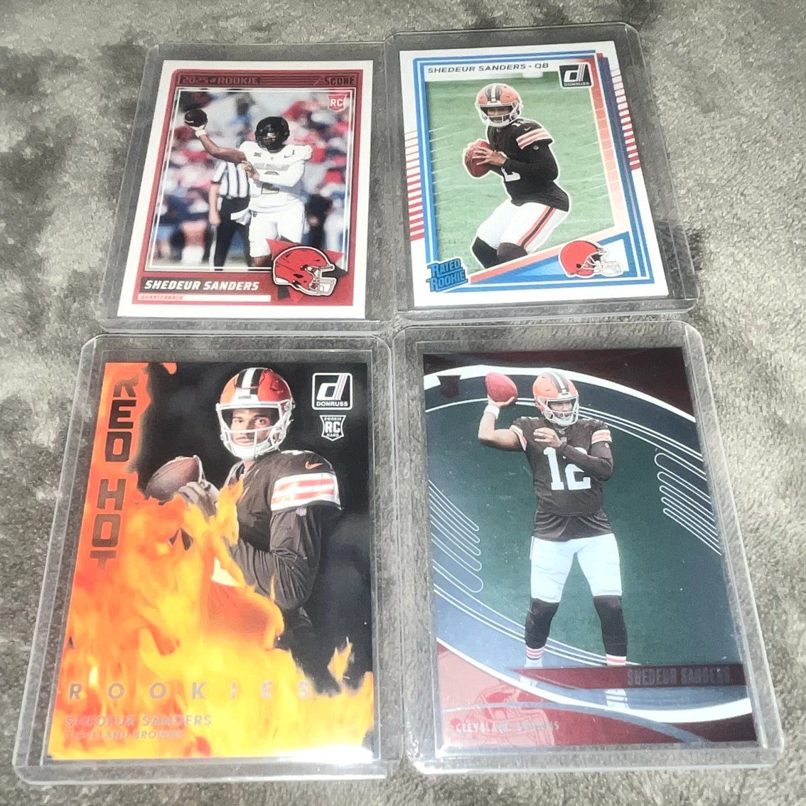 4 Sanders Rookie Cards