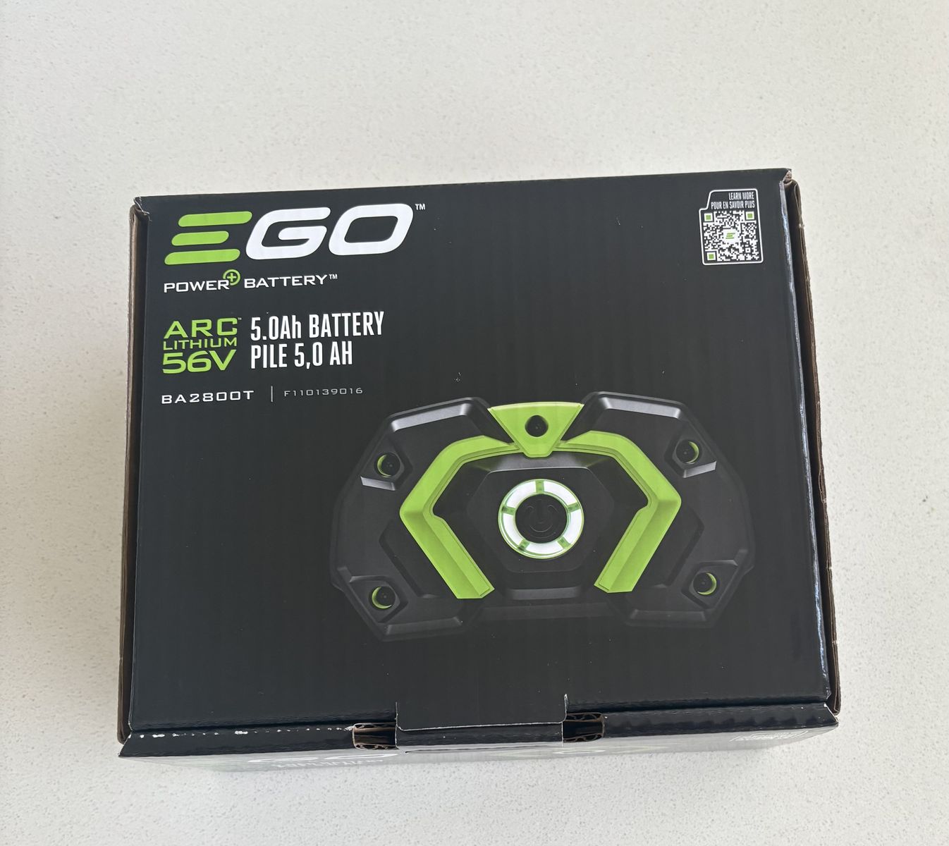 NEW 5AH EGO POWER+ 56 Volt ARC Lithium Ion Battery