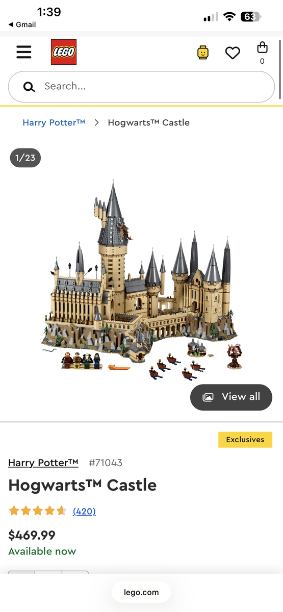 Ultimate LEGO Harry Potter Collection: Hogwarts Castle, Diagon Alley & The Burrow - 100% Complete!