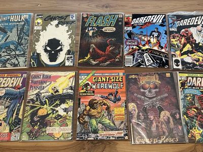 145 Comic Books. 1960’s-1990’s