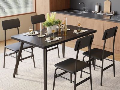 5-Piece Dining Table Set for 4