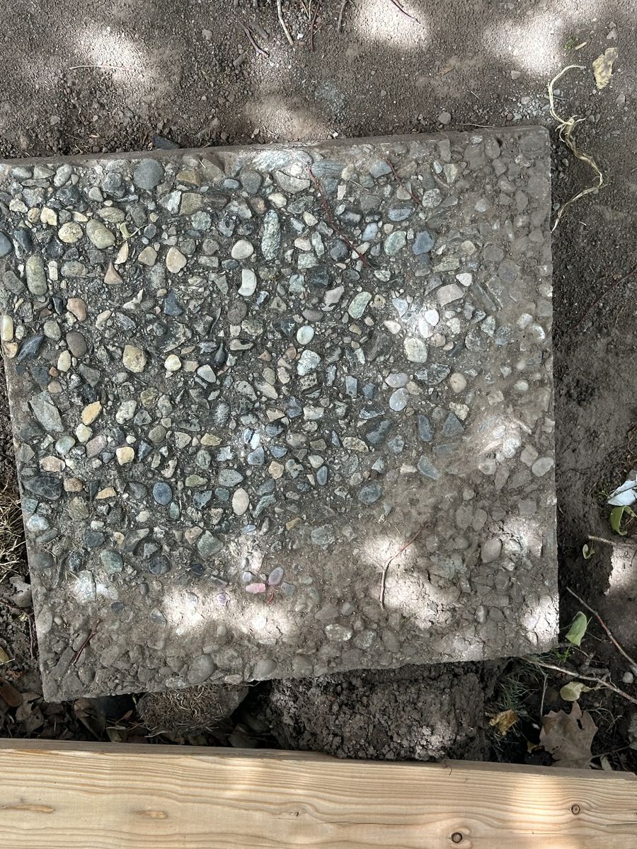 Free 18”x18” walking or paver stones