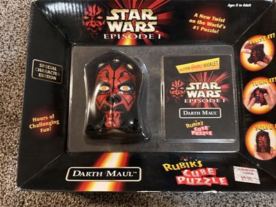 Star Wars Episode I Darth Maul Rubik's Cube Puzzle by Hasbro Special Character Edition - New