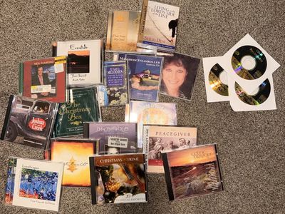 Mixed Lot of 20+ Religious & Christmas Music CDs
