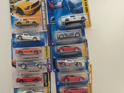 Lot of 54 Hotwheels Cars in Packages