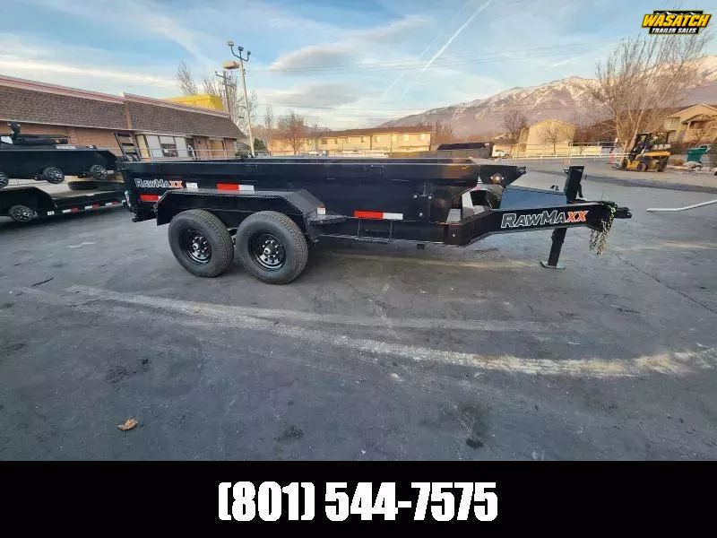 2025 RawMaxx 7X12 GDX 14K Dump Trailer
