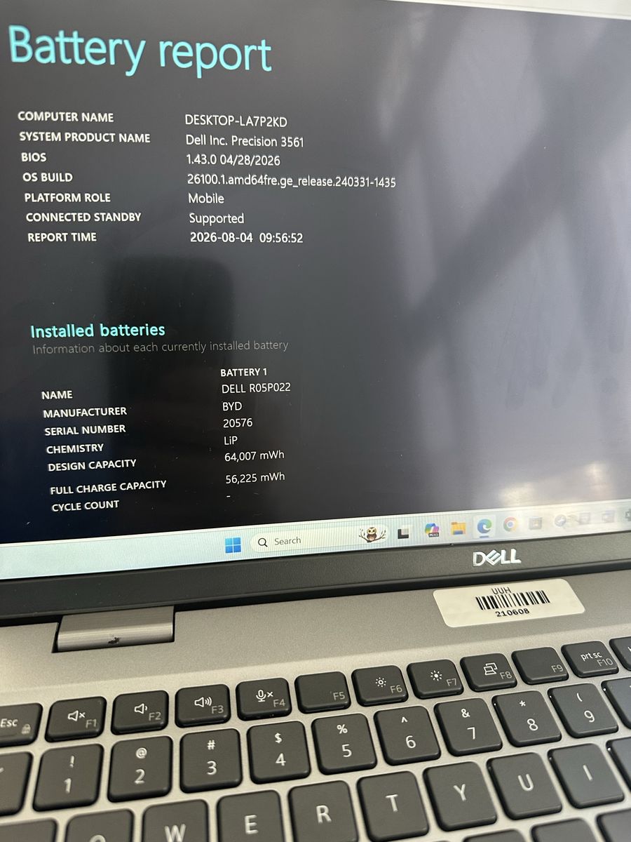 Dell Touch Laptop i7 Core 11th Gen 32 GB RAM 750 GB SSD NVIDIA