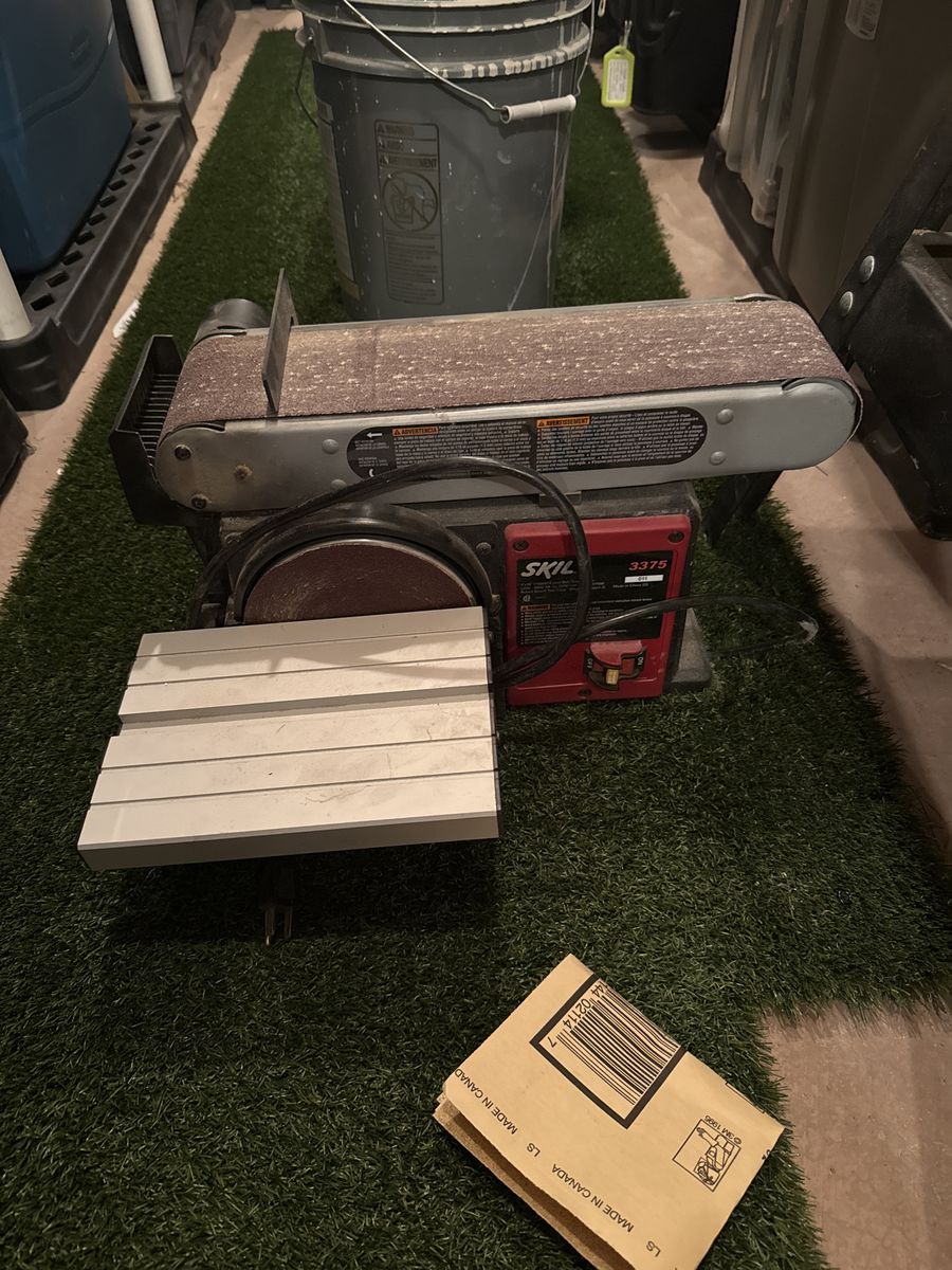 SKIL 3375 2-in-1 Benchtop Belt & Disc Sander - Combination Power Tool