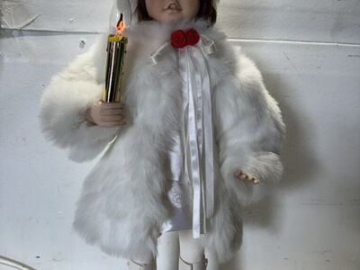 Telco Eskimo Child Animated Christmas Doll