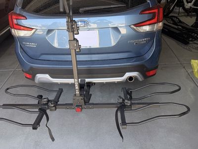 KAC 2-Bike Hitch Mount Rack - 200 lb Capacity, E-Bike Ready, Fits 2" Receiver