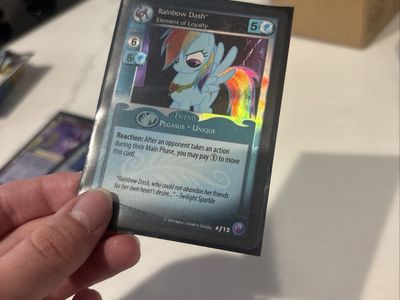 My Little Pony CCG Card - Rainbow Dash Element of Loyalty - Friend Pegasus Unique (8/12)