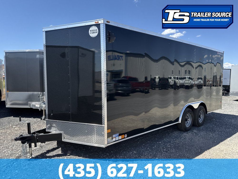 8.5x20 Wells Cargo FastTrac Enclosed Cargo Trailer - 7'0" Interior - 7K GVWR - .080 PolyCor