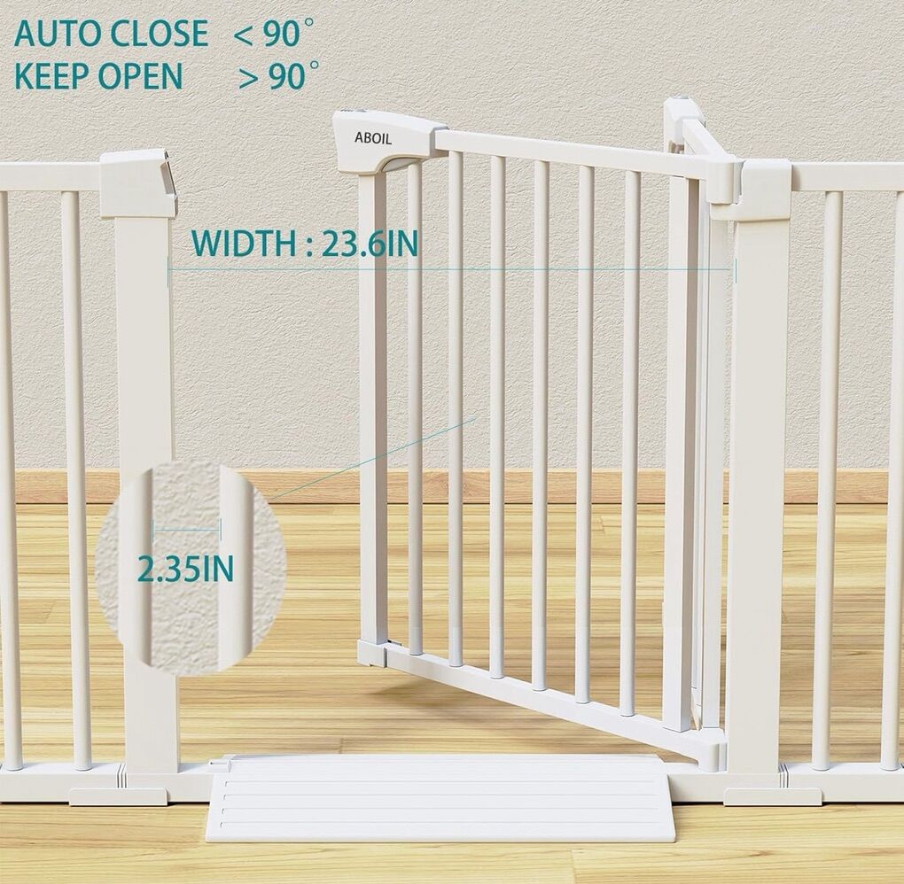 Brand New 29.95-51.5 Wide Dual Locking Baby Gate