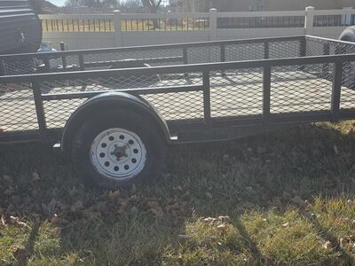 Flat bed trailer