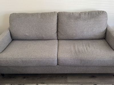 Gray Fabric Sofa